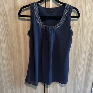 Dark blue top